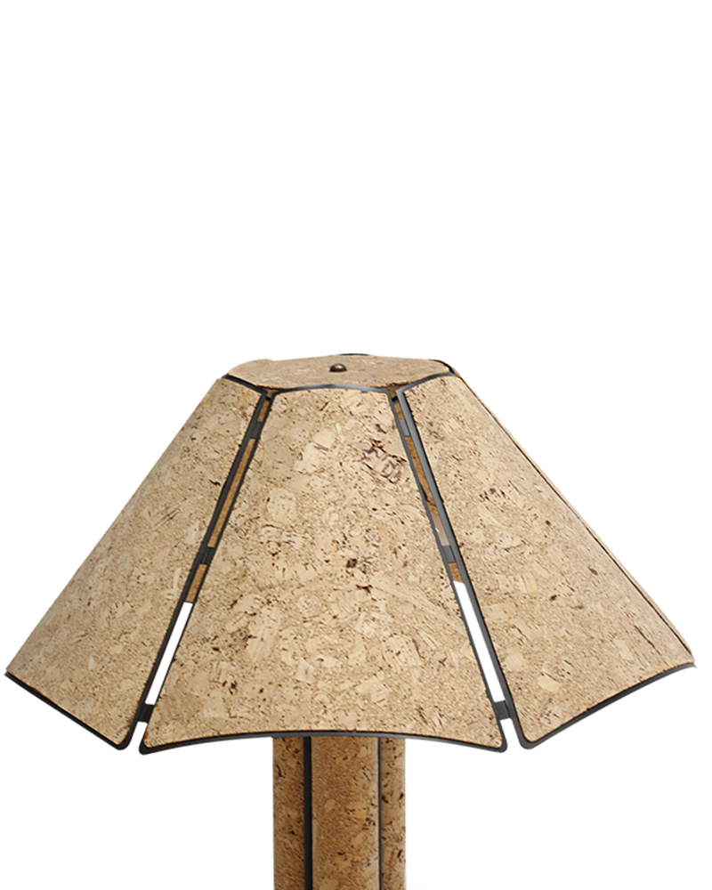 Cork Table Lamp by Ingo Maurer