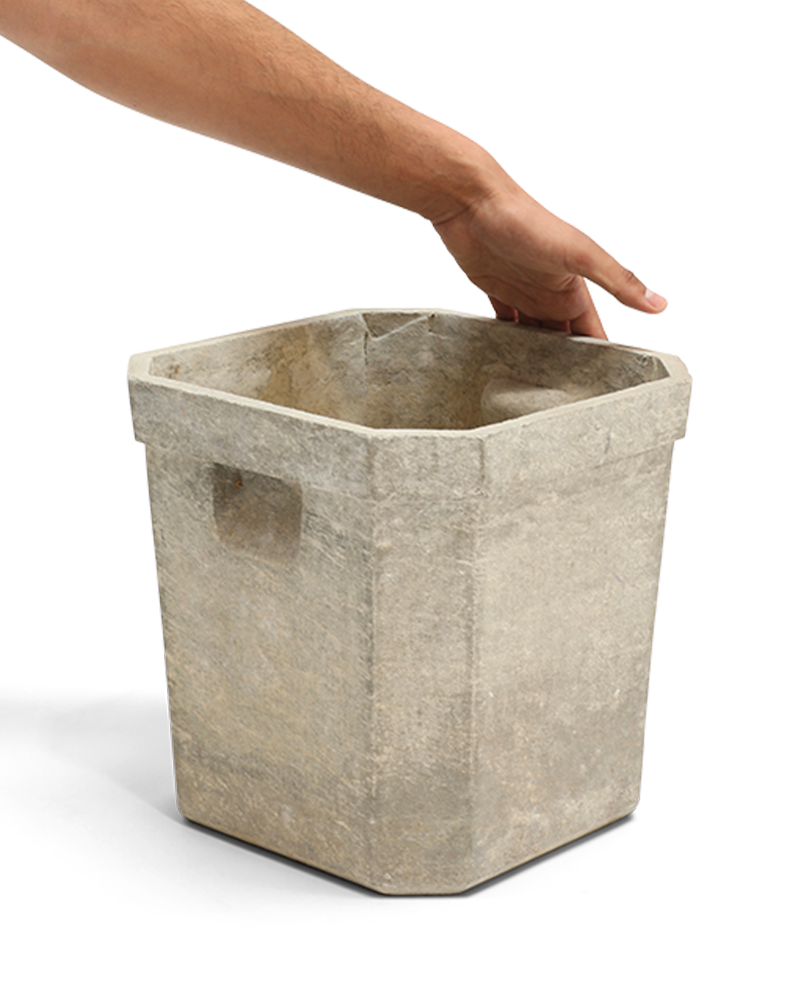 Square Willy Guhl Planter