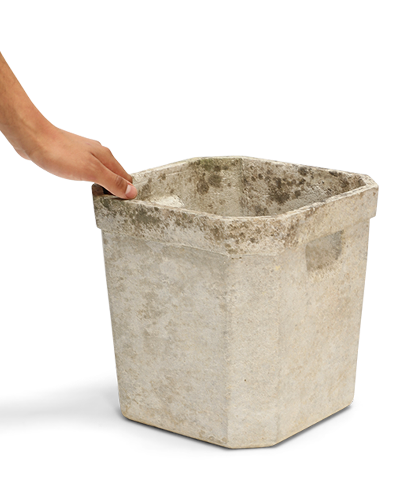 Square Willy Guhl Planter