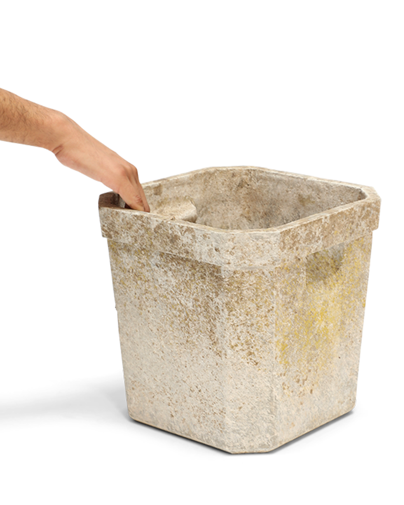 Square Willy Guhl Planter