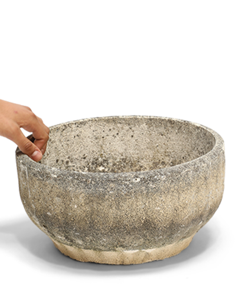 Willy Guhl Round Concrete Planters