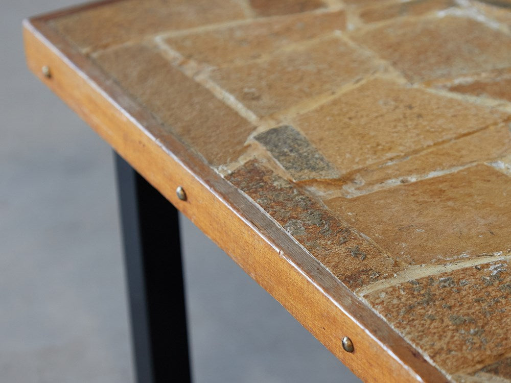 French stone Side table, c1950's