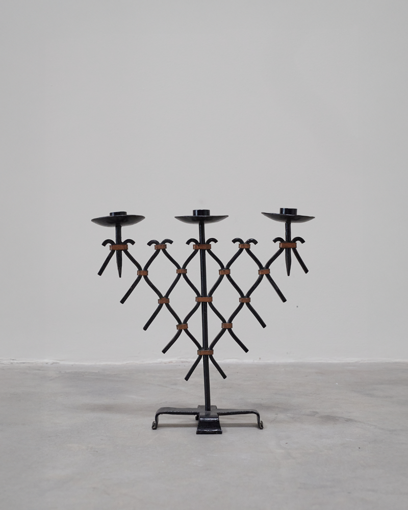 Belgian Iron Candle Holders