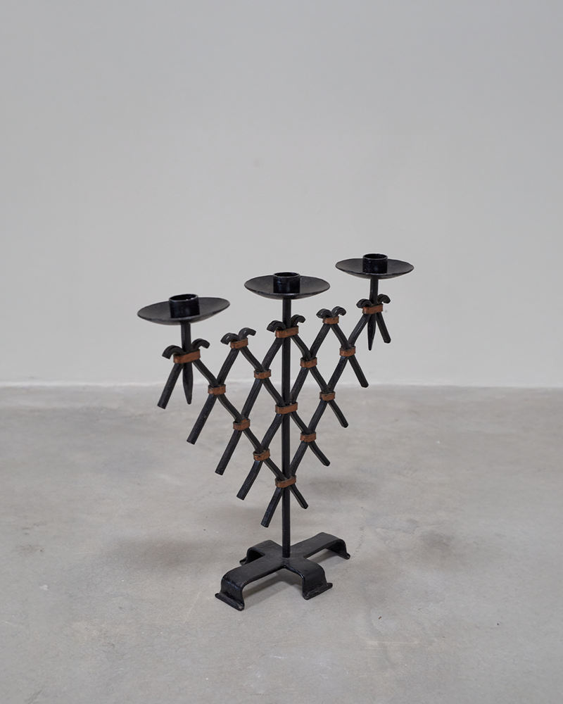 Belgian Iron Candle Holders
