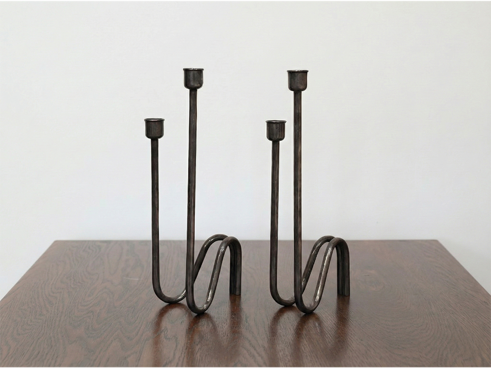 Pair of Candelabras by Lino Sabattini