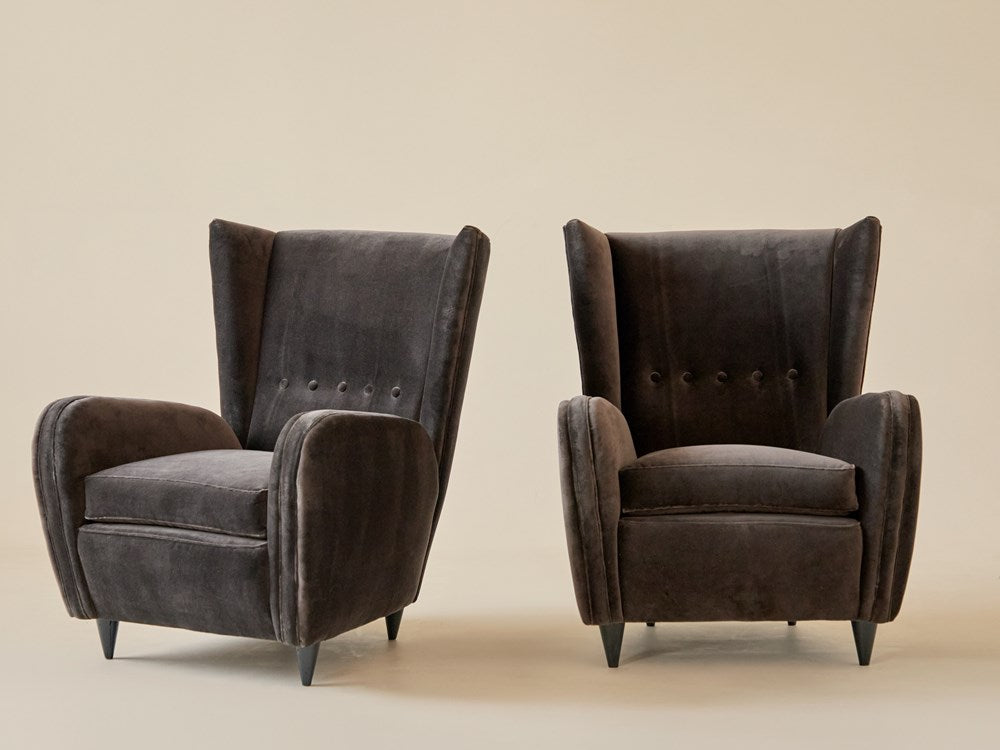 Pair of Italian Lounge Chairs