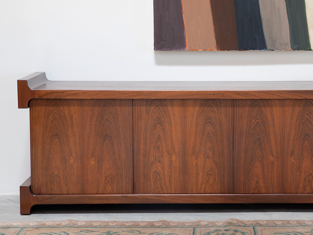 Walnut Cabinet, Italy c1960s