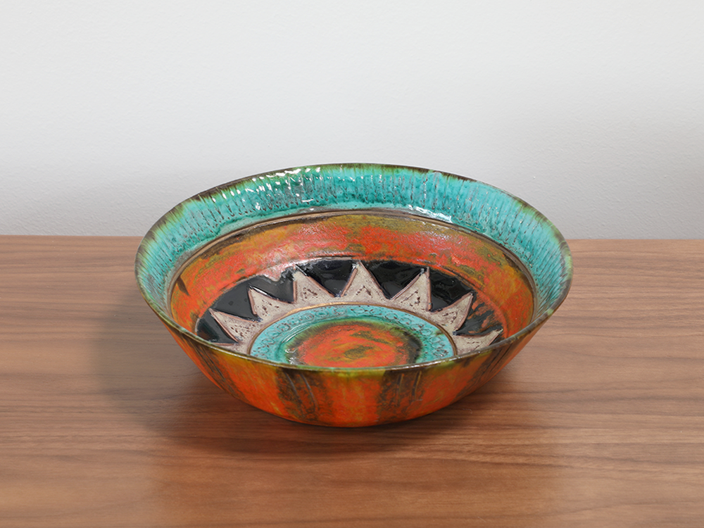 Emilia Palomba Italian Studio Pottery Bowl