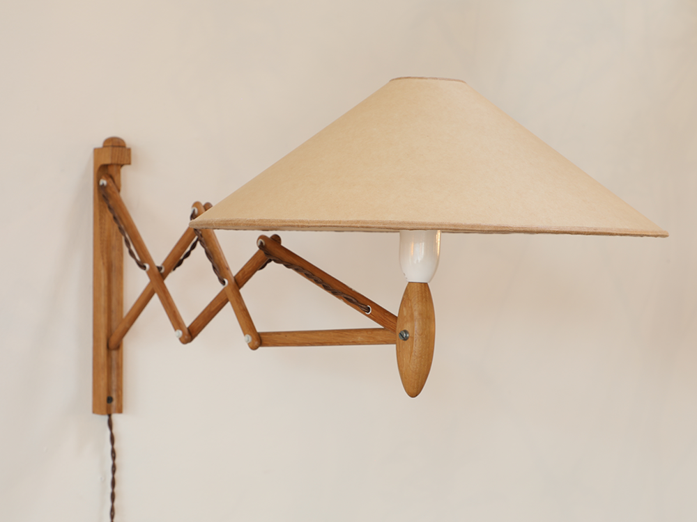 Le Klint "Sax" wall lamp by Erik Hansen c1970s COPY