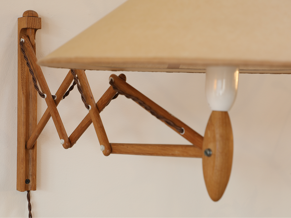 Le Klint "Sax" wall lamp by Erik Hansen c1970s COPY