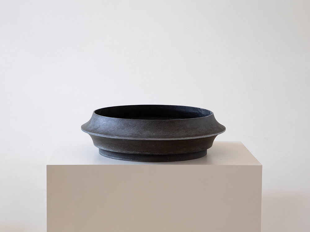 Low Minimalist Aluminum Planter by Lorenzo Burchiellaro, Italy c1960