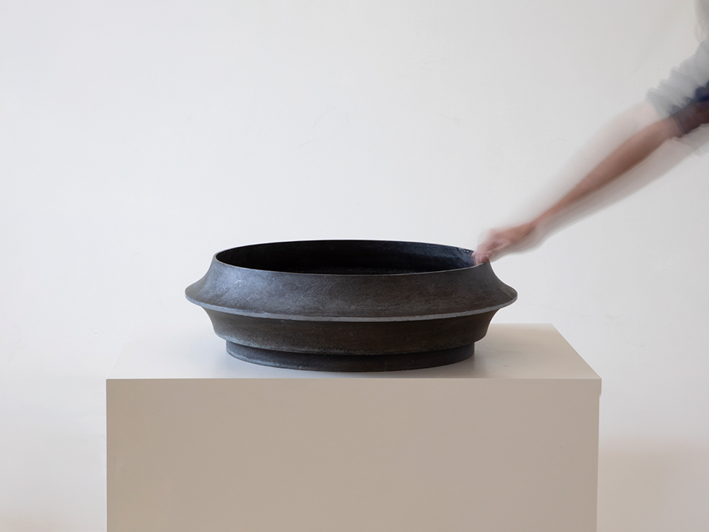Low Minimalist Aluminum Planter by Lorenzo Burchiellaro, Italy c1960