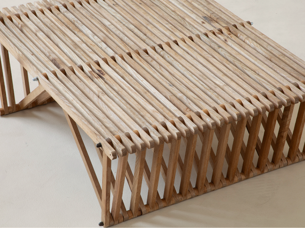 Svandinavian Pine Side Table, c1970s