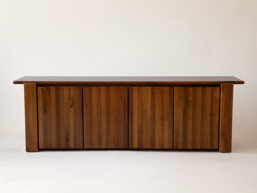 Mario Marenco for Mobil Girgi 'Sapporo' Sideboard in Walnut Italy c1970s