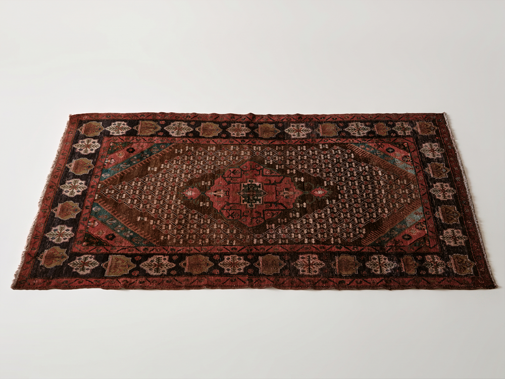 Persian Silk Wool Rug, 20th Century