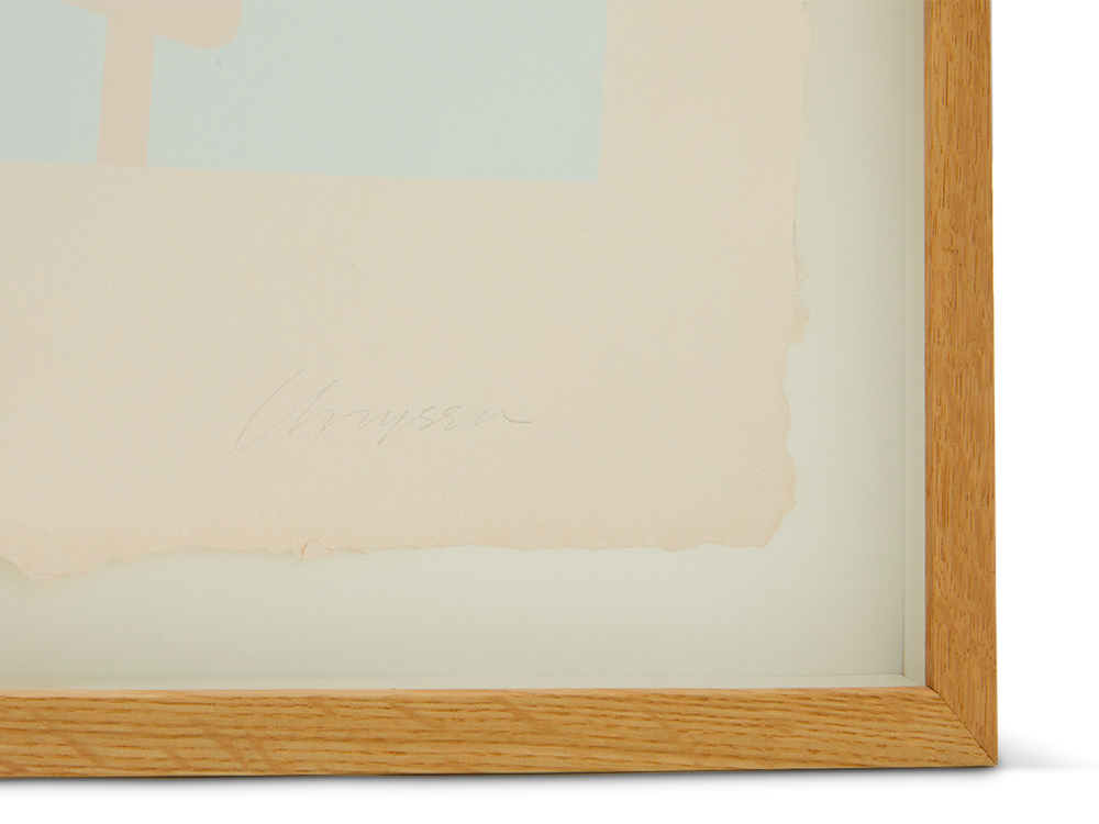 Chryssa Screen Print on Handmade Paper