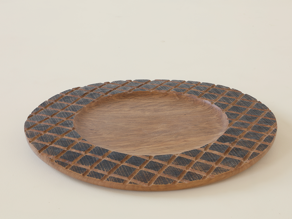 Carved Rim Platter