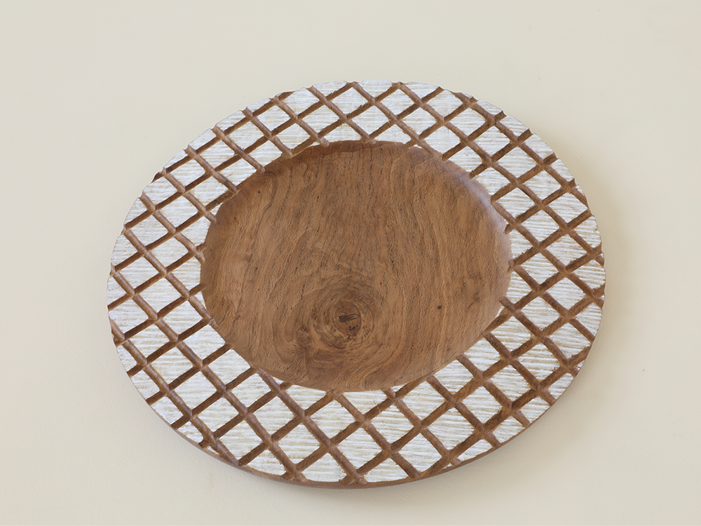 Carved Rim Platter