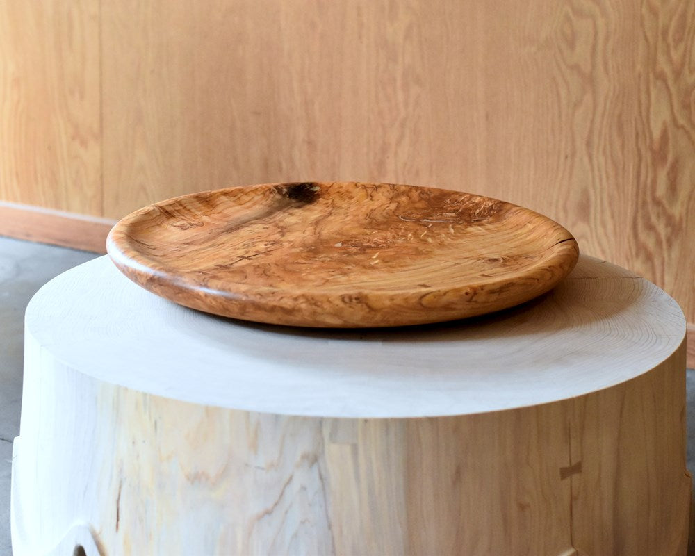 Hardwood Platter w/ Butterflies - Large