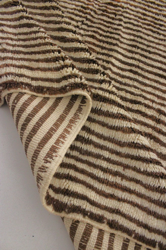 Atlas Mountain Weavers: Perfectly Imperfect Stripes Beni Mrit Rug