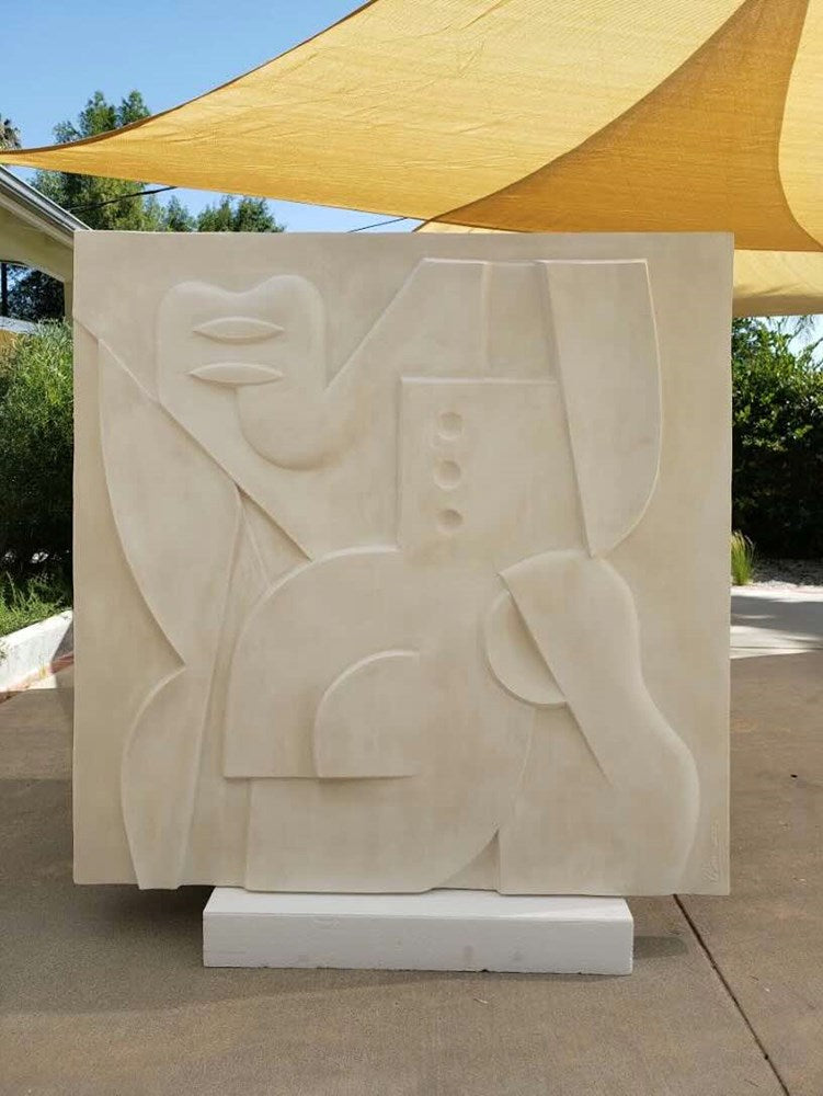 "Pierre" Plaster Relief