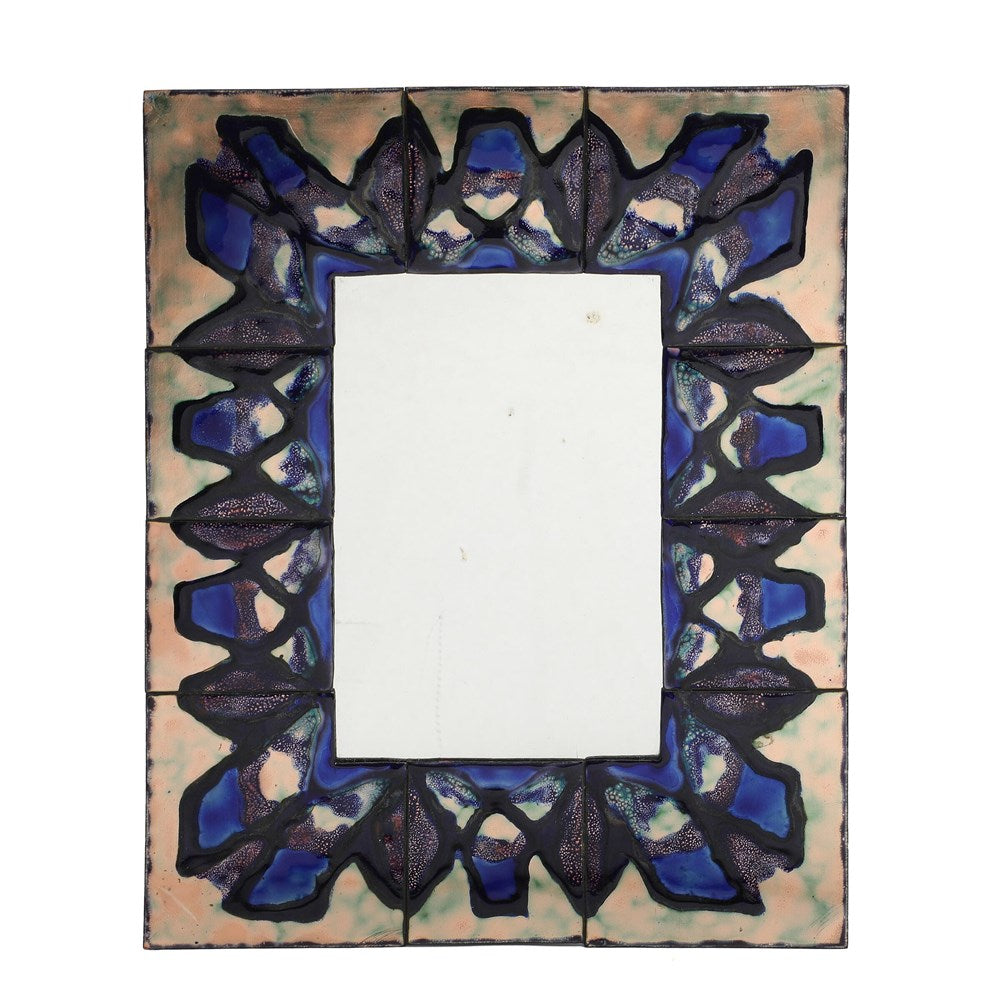 Maria Viktor Mirror w/ Enamelled Metal Frame
