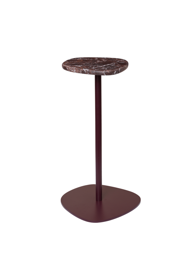 Plyo Accent Table in Dark Grape