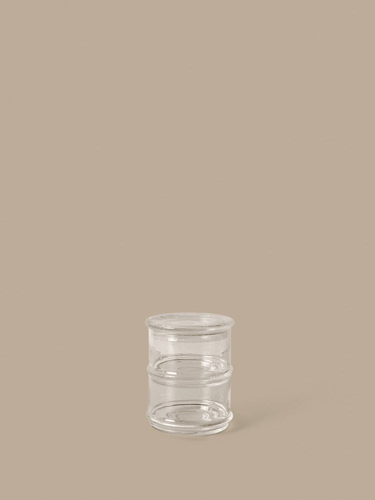 Boya Stackable Containers - Set of 2 in Clear