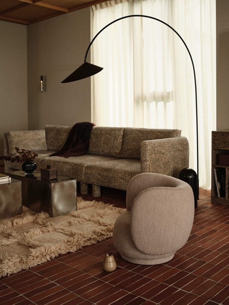 Arum Arched Floor Lamp - Black - UL
