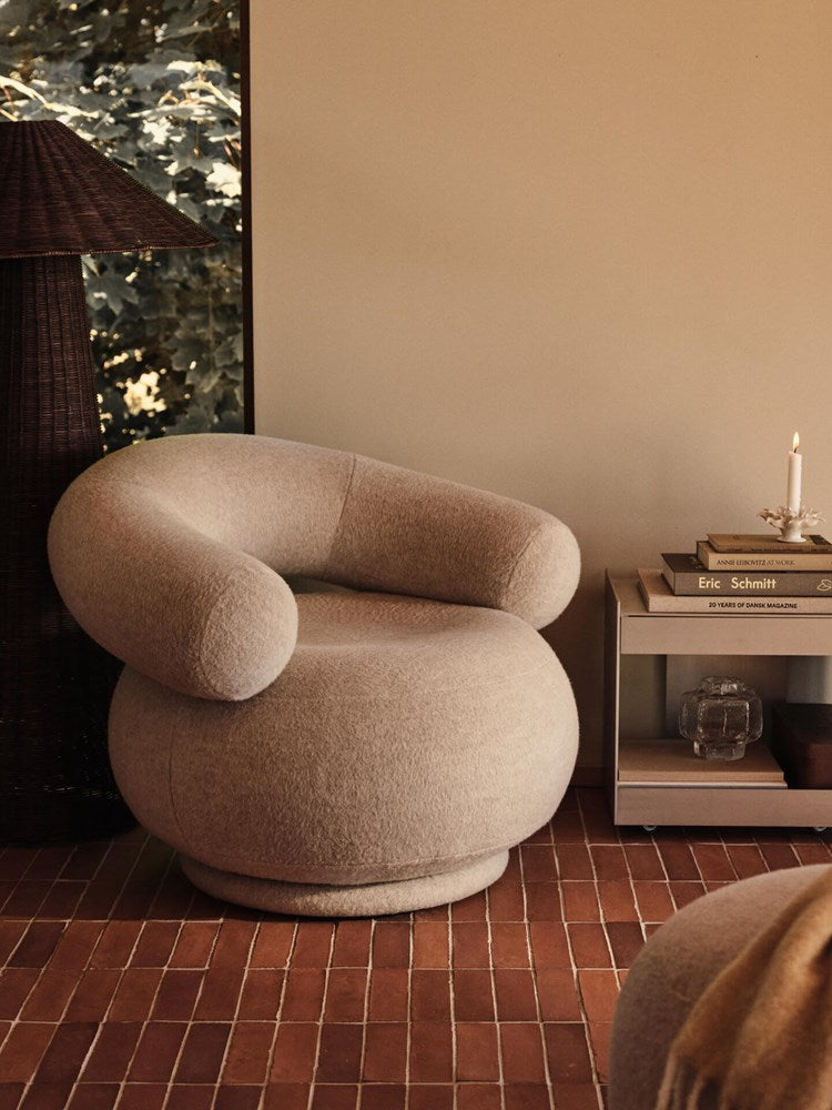 Orbo Lounge Chair Sw. Soft Alpaca CAL117 - Natural