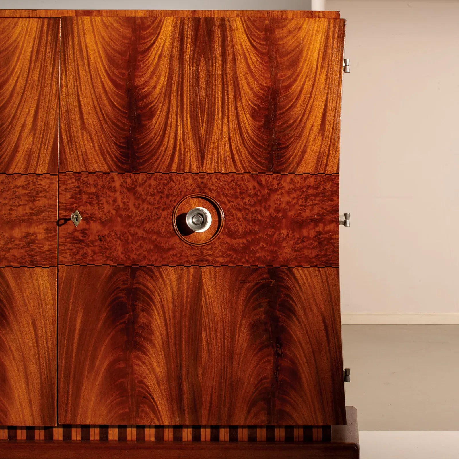 Teak & Mahogany Cabinet by Guglielmo Ulrich