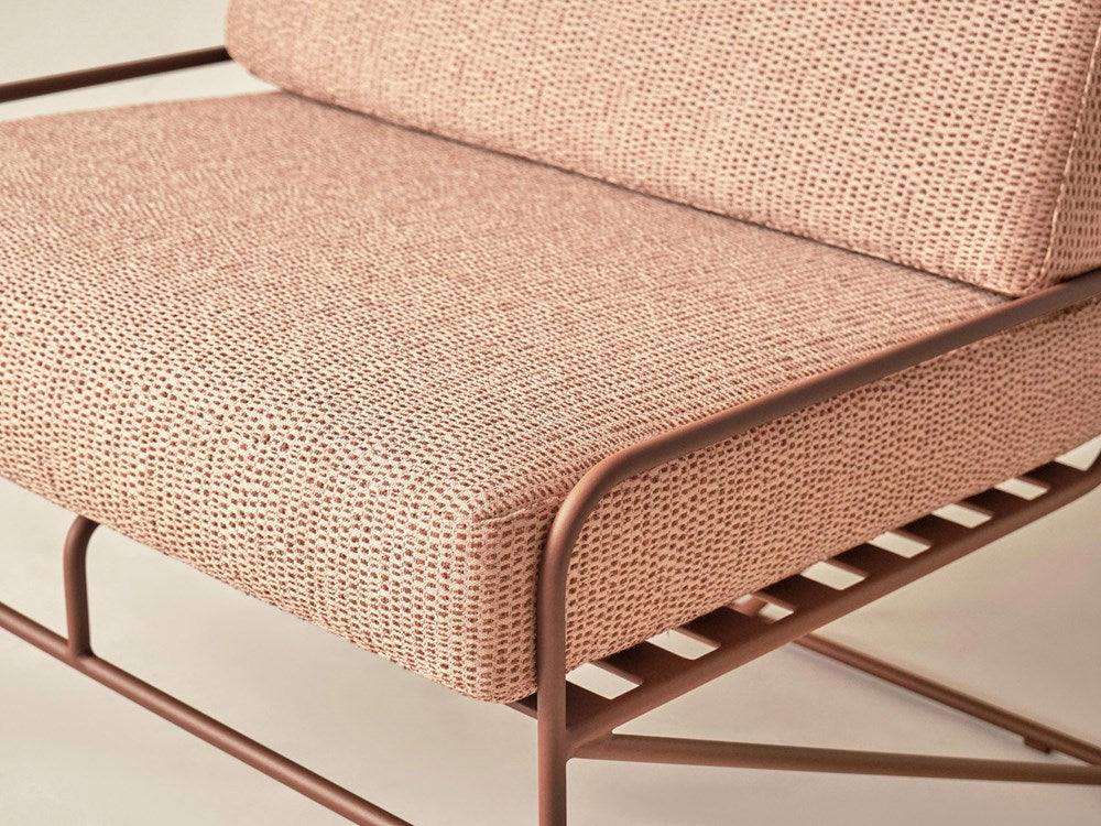 Hinterland Lounge Chair - Terracotta / Sandstone Rust
