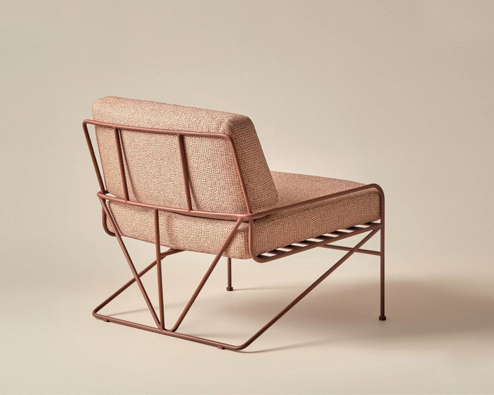Hinterland Lounge Chair - Terracotta / Sandstone Rust