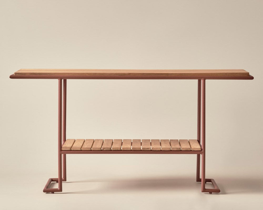 Hinterland Console Table - Terracotta