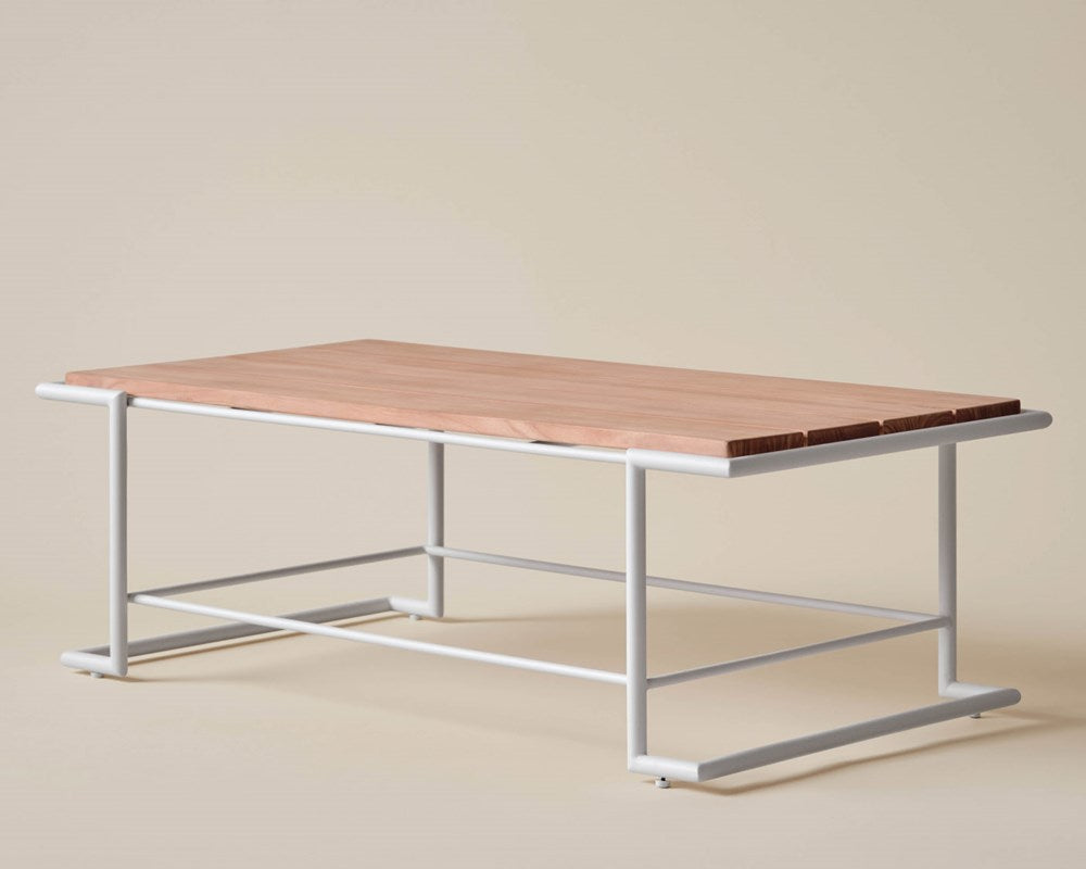 Hinterland Rectangular Coffee Table - White
