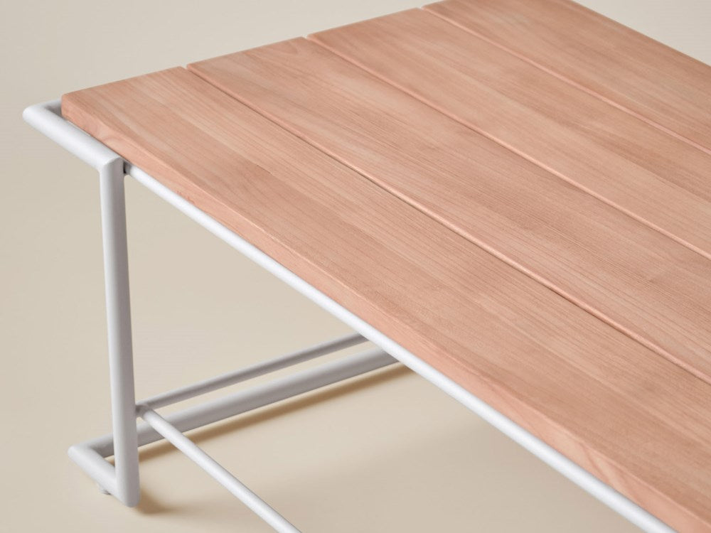 Hinterland Rectangular Coffee Table - White