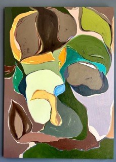 Lynda Keeler:  Garden Map #86 (An evening walk) 2025