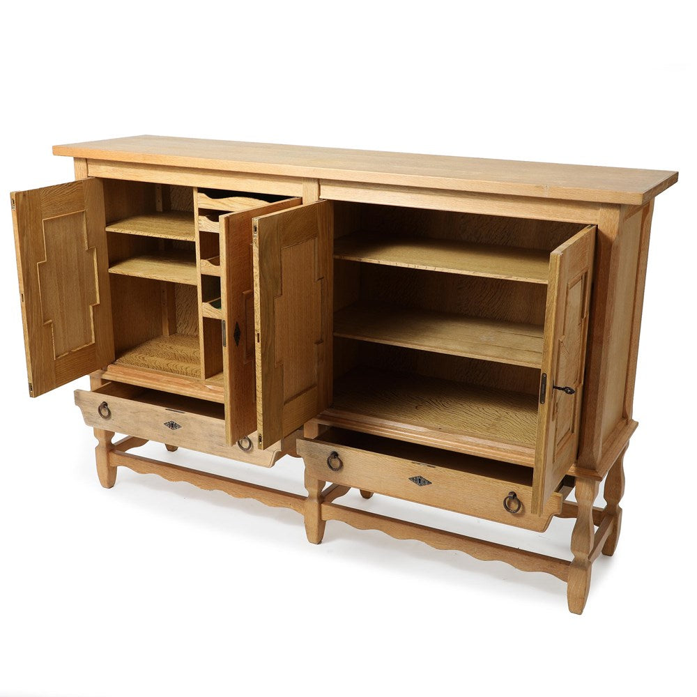 Oak Sideboard Cabinet by Henry Kjaernulf