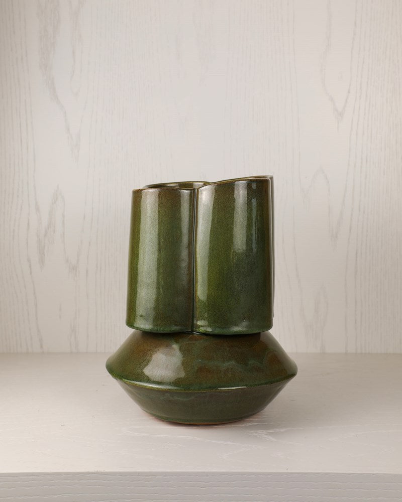 Oval + Scallop Vase