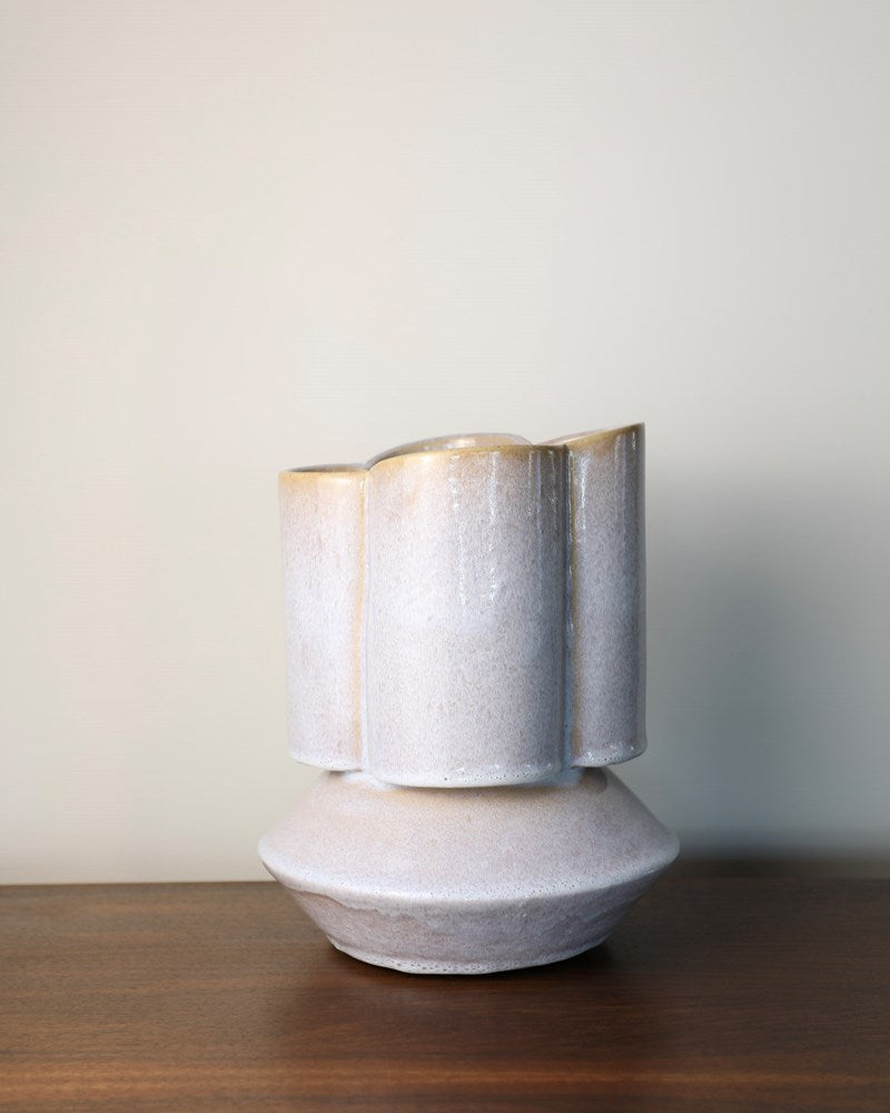 Oval + Scallop Vase