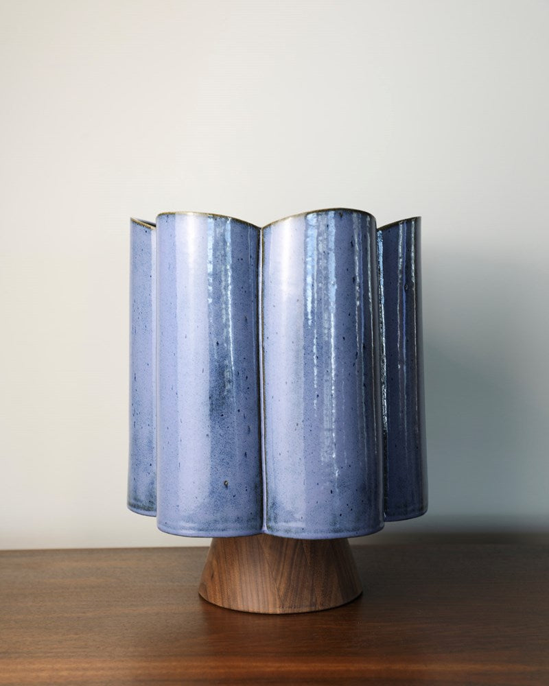 Tall Scallop Vase