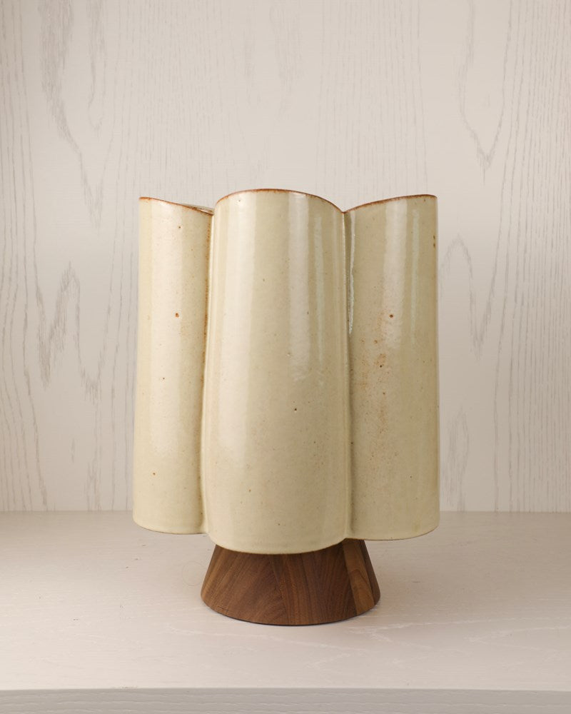 Tall Scallop Vase