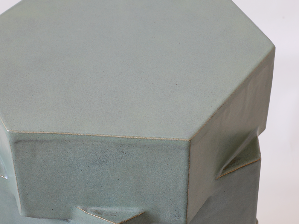 Tall Hex Side Table