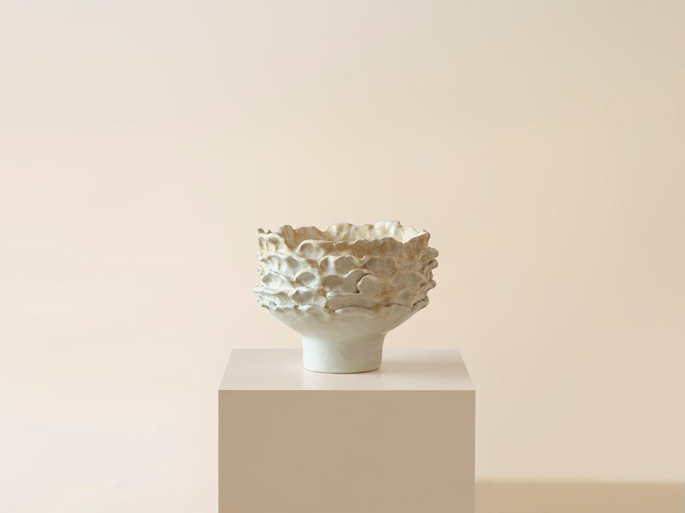 Flowering Pedestal Vessel