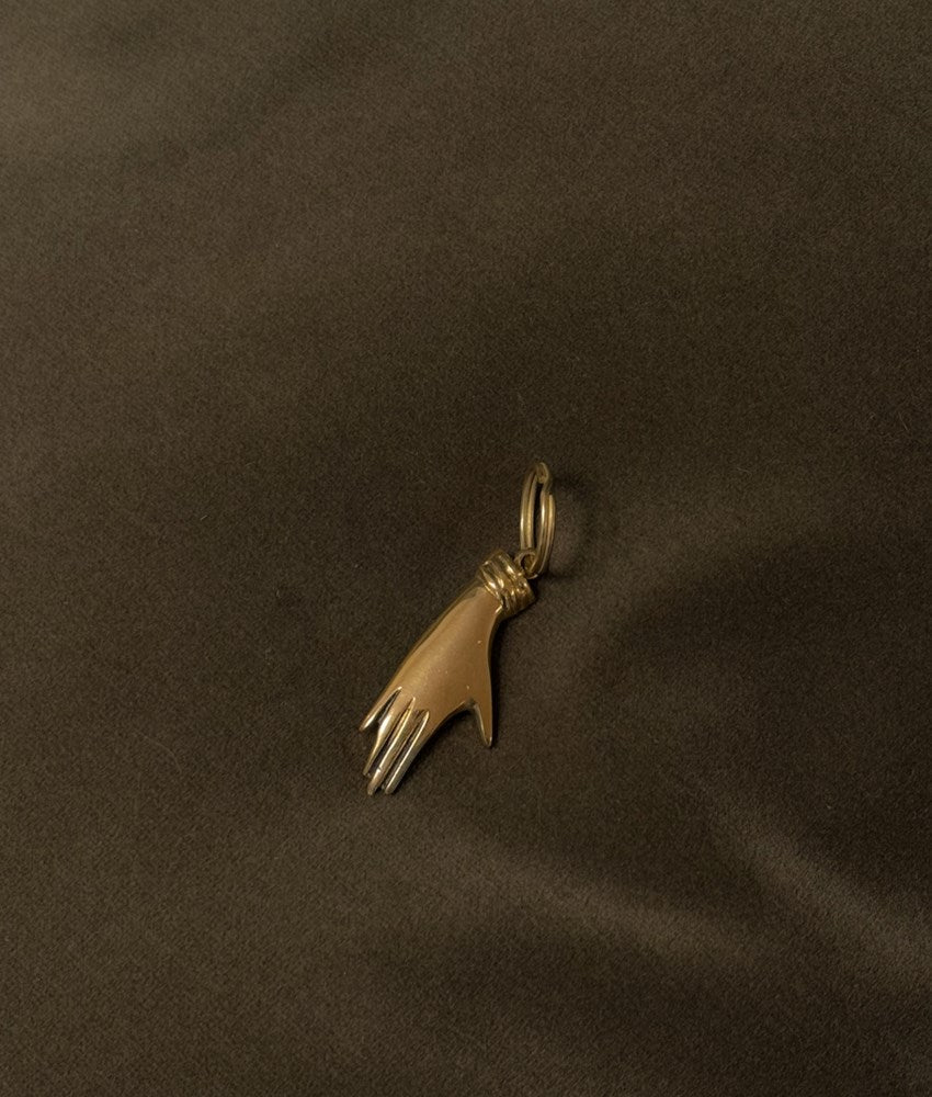 Brass Hand Keychain