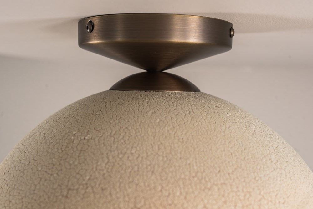 Emmet Flush Mount 12" Hemisphere