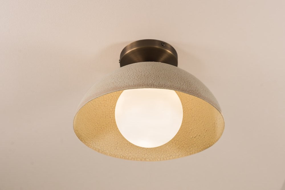 Emmet Flush Mount 12" Hemisphere