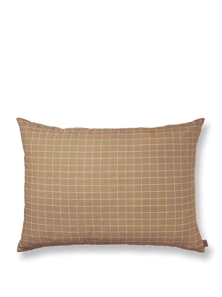Brown Cotton Cushion