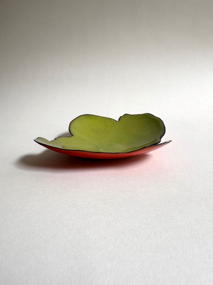 Enamel Flower Bowl