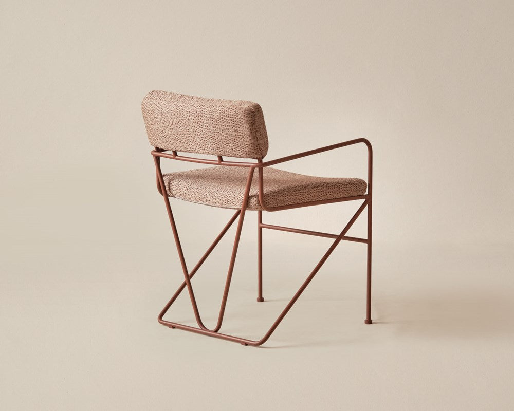 Hinterland Dining Chair - Terracotta / Sandstone Rust
